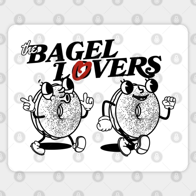 The Bagel Lovers Magnet by DHFJR